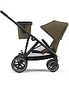 Cybex Passeggino Gazelle S - Black/Classic Beige - Doppio Cestello o Fratellare! Passeggini Gemellari