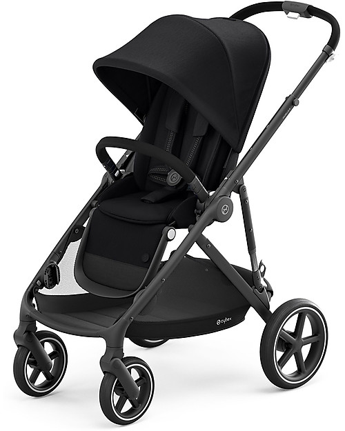 Cybex Passeggino Gazelle S - Black/Deep Black - Doppio Cestello o Fratellare! Passeggini Gemellari
