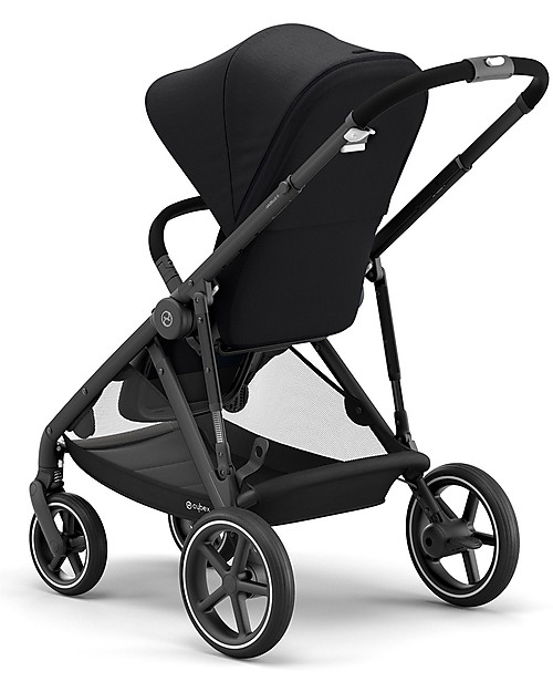 Cybex Passeggino Gazelle S - Black/Deep Black - Doppio Cestello o Fratellare! Passeggini Gemellari