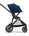 Cybex Passeggino Gazelle S - Black/Navy Blue - Doppio Cestello o Fratellare! Passeggini Gemellari