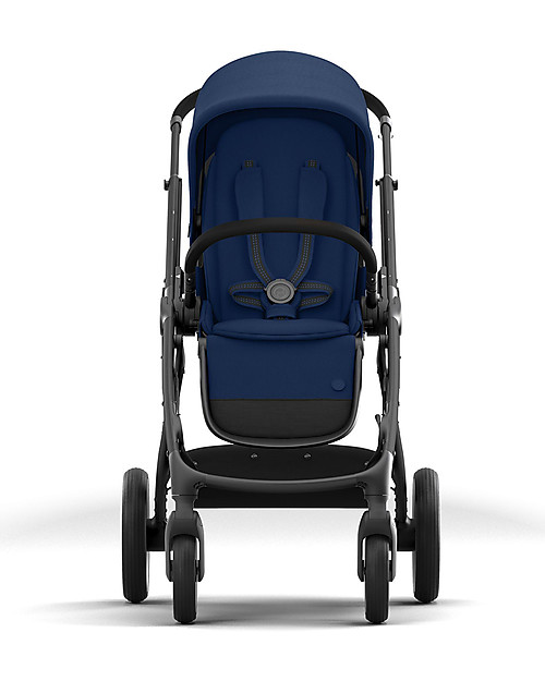Cybex Passeggino Gazelle S - Black/Navy Blue - Doppio Cestello o Fratellare! Passeggini Gemellari