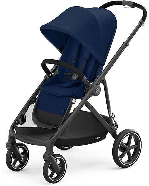 Cybex Passeggino Gazelle S - Black/Navy Blue - Doppio Cestello o Fratellare! Passeggini Gemellari