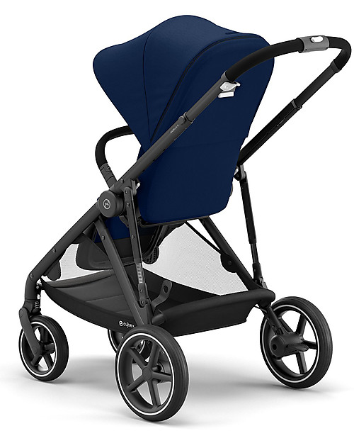 Cybex Passeggino Gazelle S - Black/Navy Blue - Doppio Cestello o Fratellare! Passeggini Gemellari