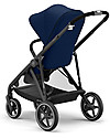 Cybex Passeggino Gazelle S - Black/Navy Blue - Doppio Cestello o Fratellare! Passeggini Gemellari