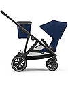 Cybex Passeggino Gazelle S - Black/Navy Blue - Doppio Cestello o Fratellare! Passeggini Gemellari