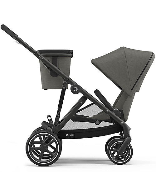Cybex Passeggino Gazelle S - Black/Soho Grey - Doppio Cestello o Fratellare! Passeggini Gemellari