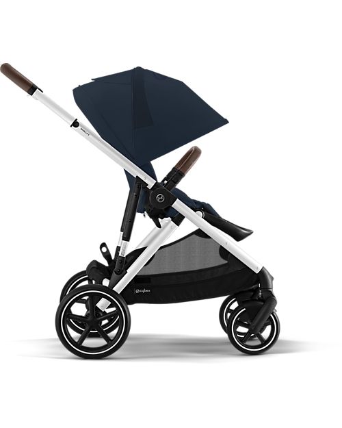 Cybex Passeggino Gazelle S - Ocean Blue - dalla Nascita ai 4 Anni - Multifunzionale Passeggini Gemellari