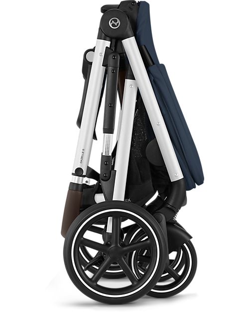 Cybex Passeggino Gazelle S - Ocean Blue - dalla Nascita ai 4 Anni - Multifunzionale Passeggini Gemellari