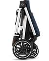 Cybex Passeggino Gazelle S - Ocean Blue - dalla Nascita ai 4 Anni - Multifunzionale Passeggini Gemellari