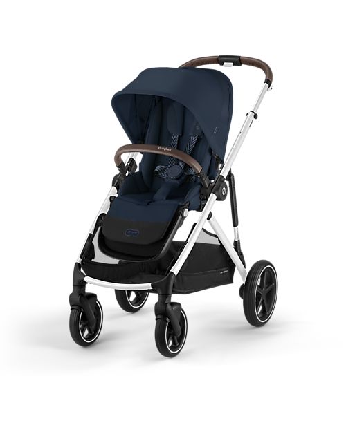 Cybex Passeggino Gazelle S - Ocean Blue - dalla Nascita ai 4 Anni - Multifunzionale Passeggini Gemellari