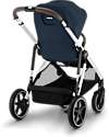 Cybex Passeggino Gazelle S - Ocean Blue - dalla Nascita ai 4 Anni - Multifunzionale Passeggini Gemellari