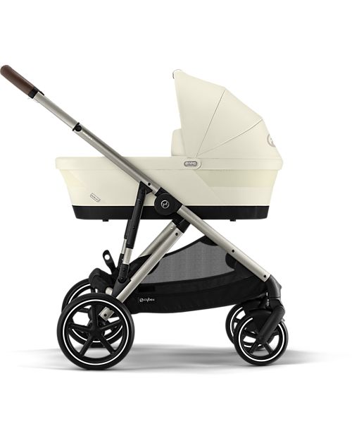 Cybex Passeggino Gazelle S - Seashell Beige - dalla Nascita ai 4 Anni - Multifunzionale Passeggini Gemellari