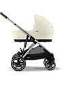 Cybex Passeggino Gazelle S - Seashell Beige - dalla Nascita ai 4 Anni - Multifunzionale Passeggini Gemellari