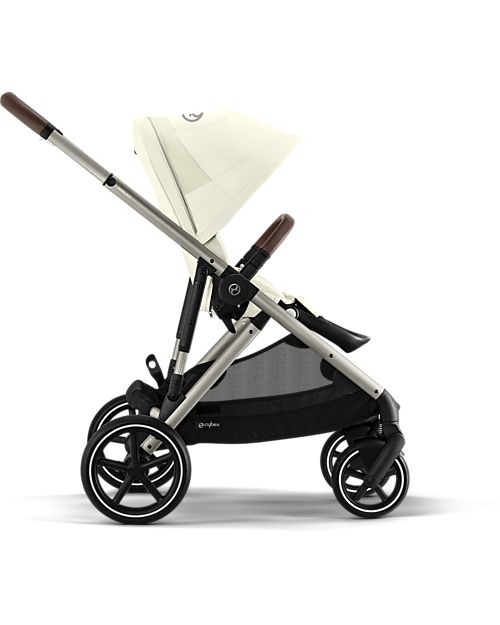 Cybex Passeggino Gazelle S - Seashell Beige - dalla Nascita ai 4 Anni - Multifunzionale Passeggini Gemellari