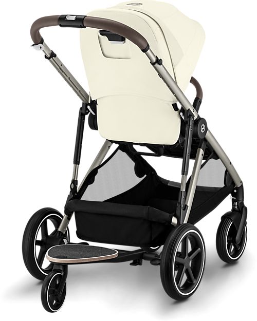 Cybex Passeggino Gazelle S - Seashell Beige - dalla Nascita ai 4 Anni - Multifunzionale Passeggini Gemellari