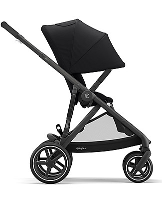 Cybex Passeggino Gazelle S + Seconda Seduta - Black/Deep Black - Doppio Cestello o Fratellare! Passeggini