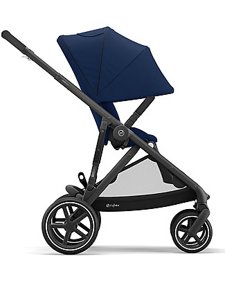 Cybex Passeggino Gazelle S + Seconda Seduta - Black/Navy Blue - Doppio Cestello o Fratellare! Passeggini Classici