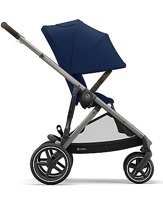 Cybex Passeggino Gazelle S + Seconda Seduta - Taupe/Navy Blue - Doppio Cestello o Fratellare! Passeggini Classici