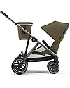 Cybex Passeggino Gazelle S - Taupe/Classic Beige - Doppio Cestello o Fratellare! Passeggini Gemellari