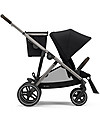 Cybex Passeggino Gazelle S - Taupe/Deep Black - Doppio Cestello o Fratellare! Passeggini Gemellari