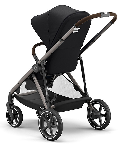 Cybex Passeggino Gazelle S - Taupe/Deep Black - Doppio Cestello o Fratellare! Passeggini Gemellari
