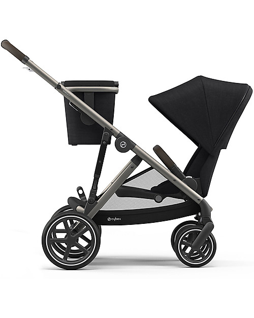Cybex Passeggino Gazelle S - Taupe/Deep Black - Doppio Cestello o Fratellare! Passeggini Gemellari