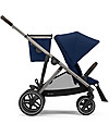 Cybex Passeggino Gazelle S - Taupe/Navy Blue - Doppio Cestello o Fratellare! Passeggini Gemellari