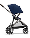 Cybex Passeggino Gazelle S - Taupe/Navy Blue - Doppio Cestello o Fratellare! Passeggini Gemellari