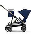 Cybex Passeggino Gazelle S - Taupe/Navy Blue - Doppio Cestello o Fratellare! Passeggini Gemellari