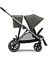 Cybex Passeggino Gazelle S - Taupe/Soho Grey - Doppio Cestello o Fratellare! Passeggini Gemellari