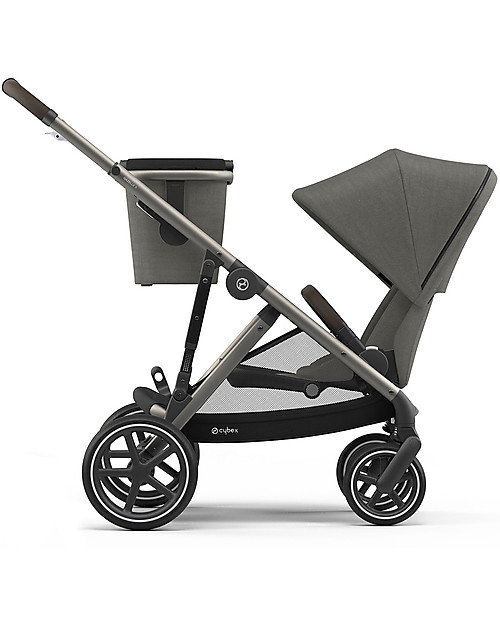 Cybex Passeggino Gazelle S - Taupe/Soho Grey - Doppio Cestello o Fratellare! Passeggini Gemellari
