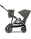 Cybex Passeggino Gazelle S - Taupe/Soho Grey - Doppio Cestello o Fratellare! Passeggini Gemellari