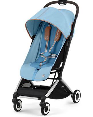 Cybex Passeggino Leggero Orfeo - Beach Blue - Comfort Compatto dalla Nascita ai 4 anni! Passeggini Leggeri