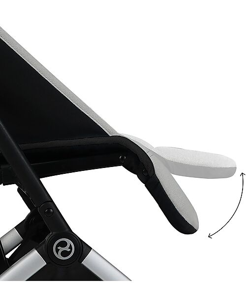 Cybex Passeggino Leggero Orfeo - Lava Grey - Comfort Compatto dalla Nascita ai 4 anni! Passeggini Leggeri