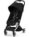 Cybex Passeggino Leggero Orfeo - Moon Black - Comfort Compatto dalla Nascita ai 4 anni! Passeggini Leggeri