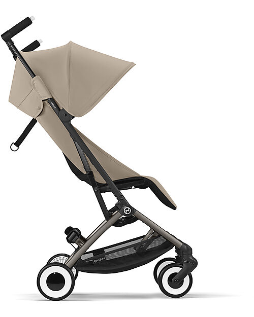 Cybex Passeggino Libelle - Almond Beige - Dettaglio Telaio Taupe - Nuovo Modello Passeggini Leggeri