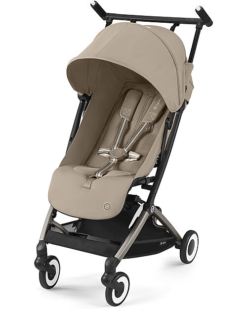 Cybex Passeggino Libelle - Almond Beige - Dettaglio Telaio Taupe - Nuovo Modello Passeggini Leggeri