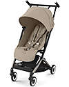Cybex Passeggino Libelle - Almond Beige - Dettaglio Telaio Taupe - Nuovo Modello Passeggini Leggeri
