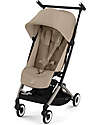 Cybex Passeggino Libelle - Almond Beige - Dettaglio Telaio Taupe - Nuovo Modello Passeggini Leggeri