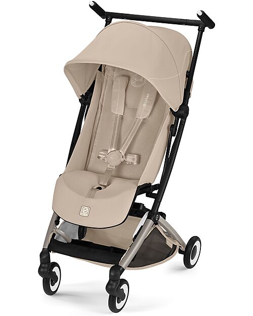 Cybex Passeggino Libelle - Almond Beige - Telaio Taupe - Nuovo Modello Passeggini Leggeri