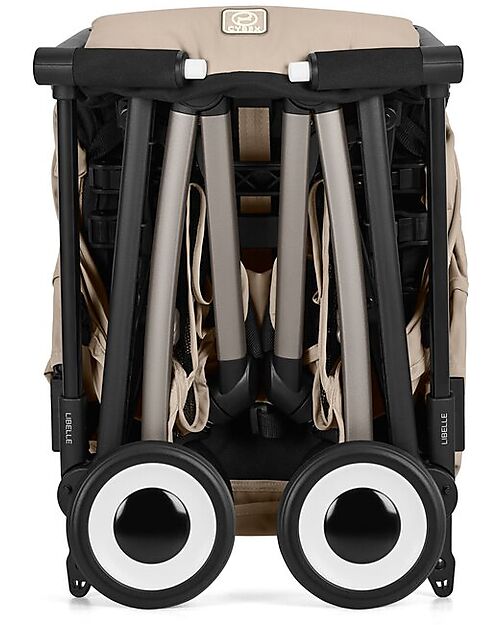 Cybex Passeggino Libelle - Almond Beige - Telaio Taupe - Nuovo Modello Passeggini Leggeri