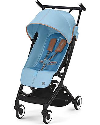 Cybex Passeggino Libelle - Beach Blue/Turquoise - dai 6 Mesi - con Cintura One-Pull Passeggini Leggeri