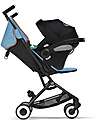 Cybex Passeggino Libelle - Beach Blue/Turquoise - dai 6 Mesi - con Cintura One-Pull Passeggini Leggeri