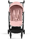 Cybex Passeggino Libelle - Candy Pink - Dettaglio Telaio Black- Nuovo Modello Passeggini Leggeri