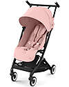 Cybex Passeggino Libelle - Candy Pink - Dettaglio Telaio Black- Nuovo Modello Passeggini Leggeri