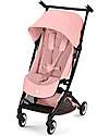 Cybex Passeggino Libelle - Candy Pink - Telaio Nero - Nuovo Modello Passeggini Leggeri