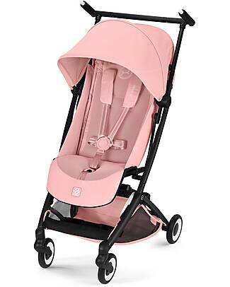 Cybex Passeggino Libelle - Candy Pink - Telaio Nero - Nuovo Modello Passeggini Leggeri
