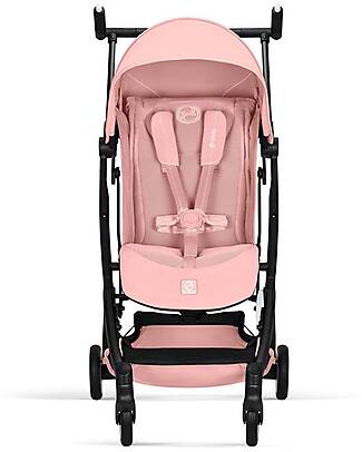 Cybex Passeggino Libelle - Candy Pink - Telaio Nero - Nuovo Modello Passeggini Leggeri