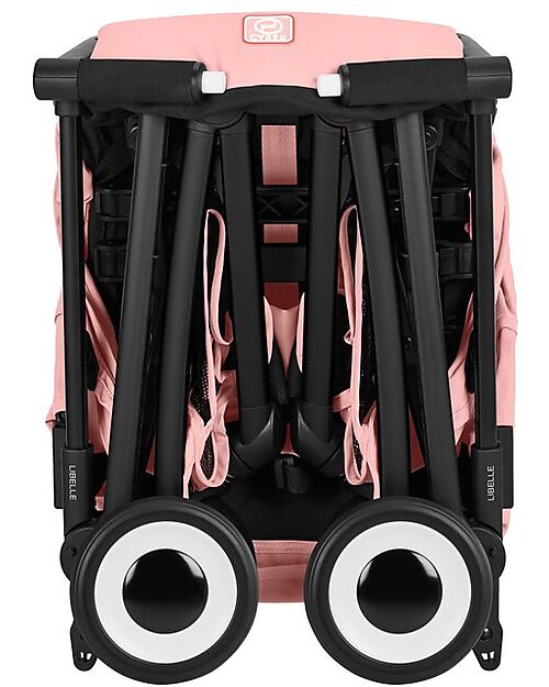 Cybex Passeggino Libelle - Candy Pink - Telaio Nero - Nuovo Modello Passeggini Leggeri
