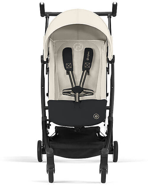 Cybex Passeggino Libelle - Canvas White - Dettaglio Telaio Black- Nuovo Modello Passeggini Leggeri